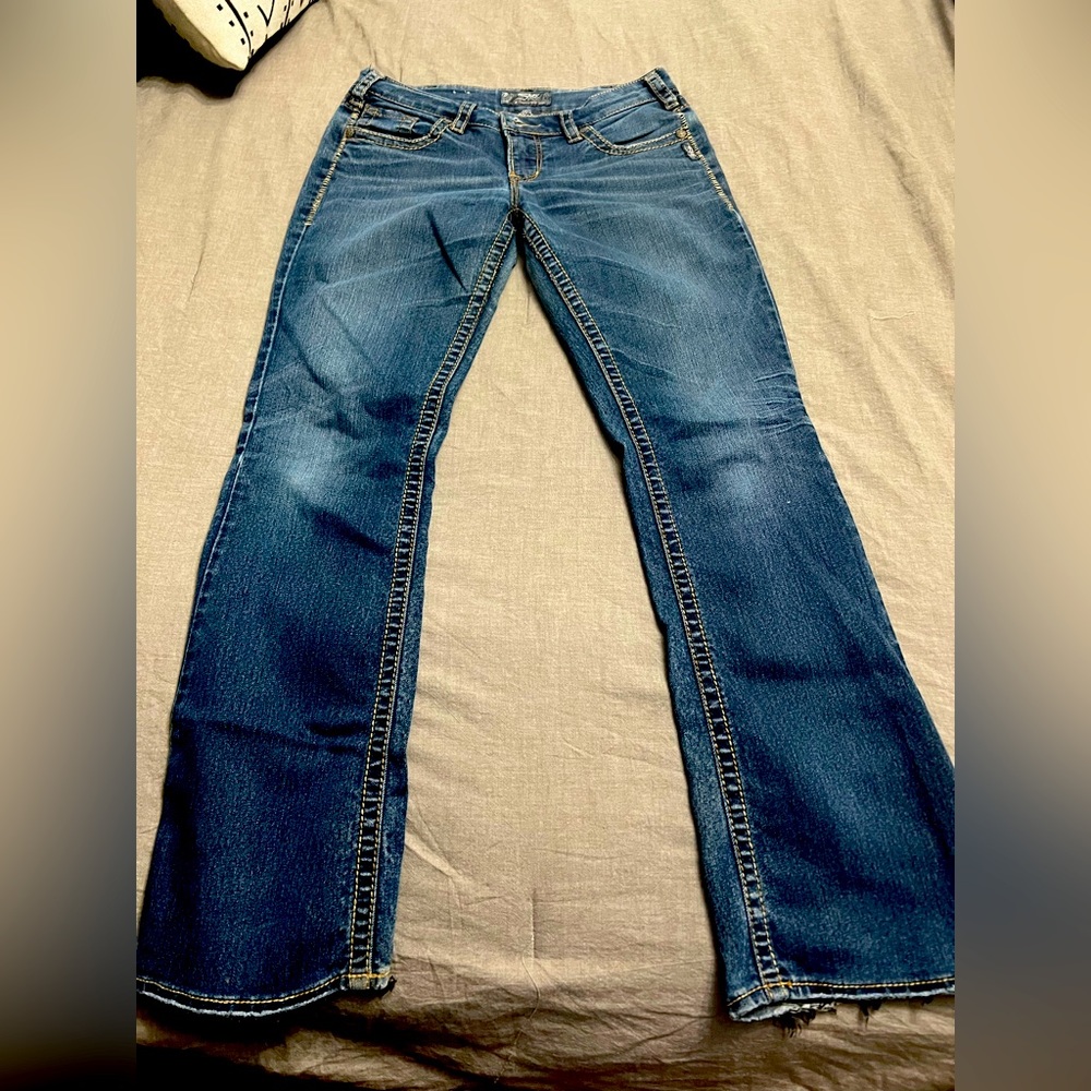 Aiko Bootcut Silver Jeans sz.30x33